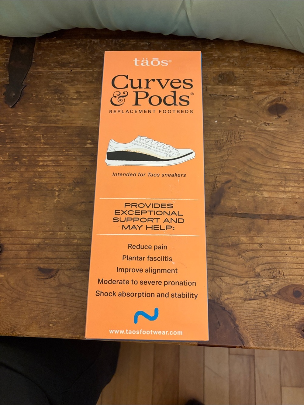 taos Curves & Pods Replacement Footbeds - Orange